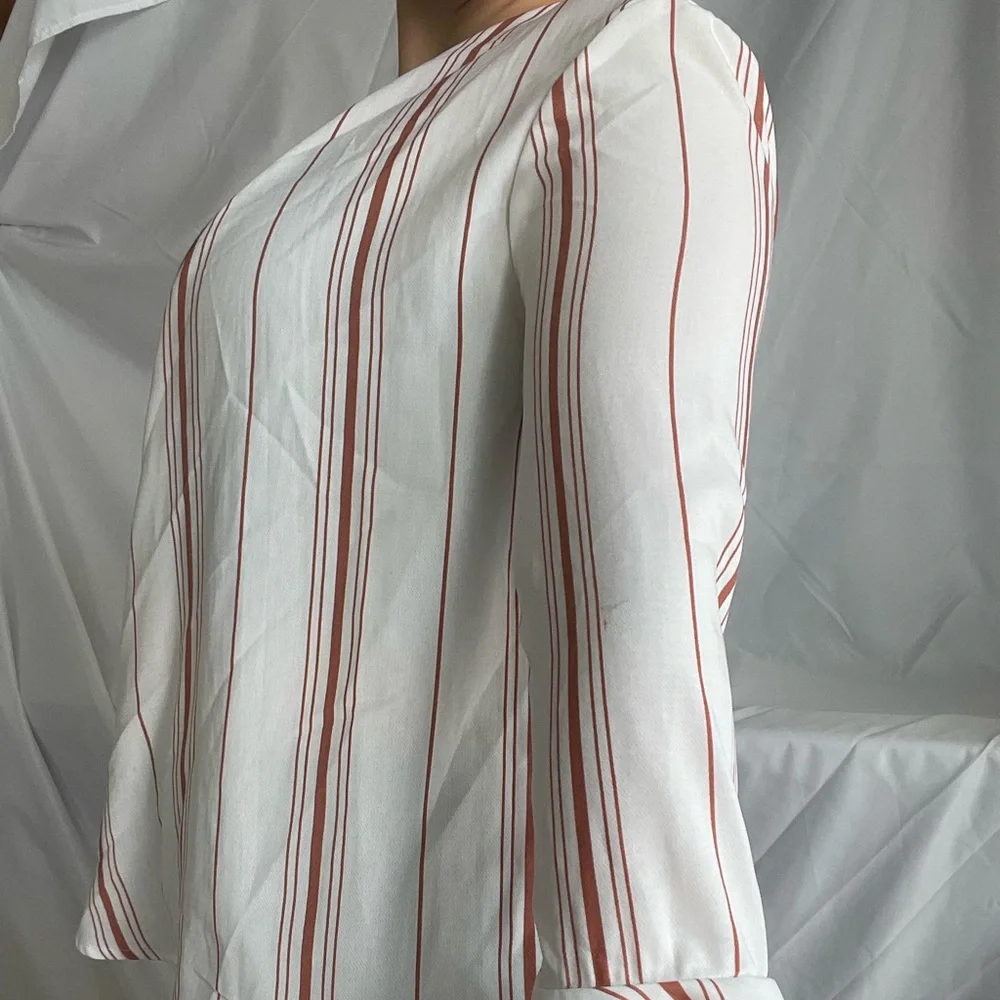 FAVLUX Long Sleeve Striped Blouse - Picture 2 of 3